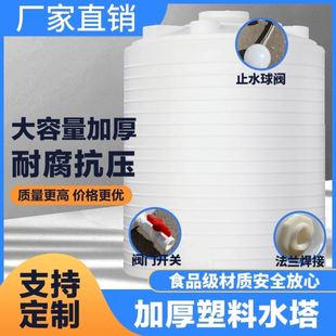 v50吨油罐大容量水箱户外牛筋化工蓄水桶 加厚PE塑料水塔储水罐1