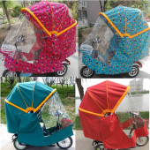 电动三轮车篷遮阳车棚可以v进电梯 车蓬三轮折叠车篷电动车车鹏