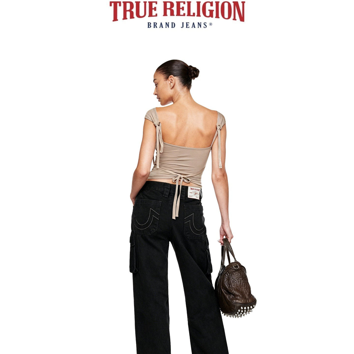 TrueReligion2024秋冬新品女士阔腿工装休闲裤子 - TRUERELIGION旗舰店出品