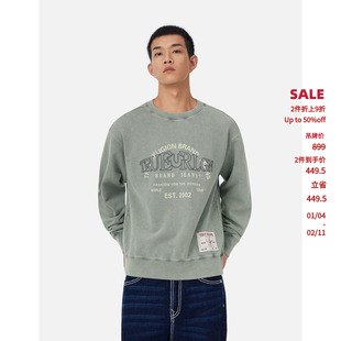 True Religion真实信仰AW25新品男款套头卫衣