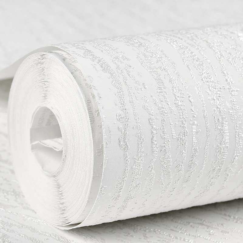 现代简约3D素色无纺布墙纸客厅加厚硅藻泥卧室温馨纯色背景墙壁纸