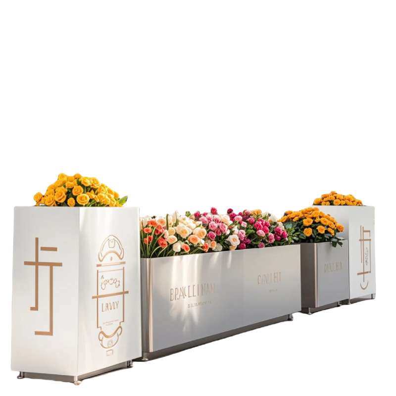 长方形铁艺可组合广场售楼部市政花坛花槽树盆外摆户外不锈钢花箱,基础建材,艺术涂料,淘宝优惠券,粉丝福利购,淘宝优惠卷