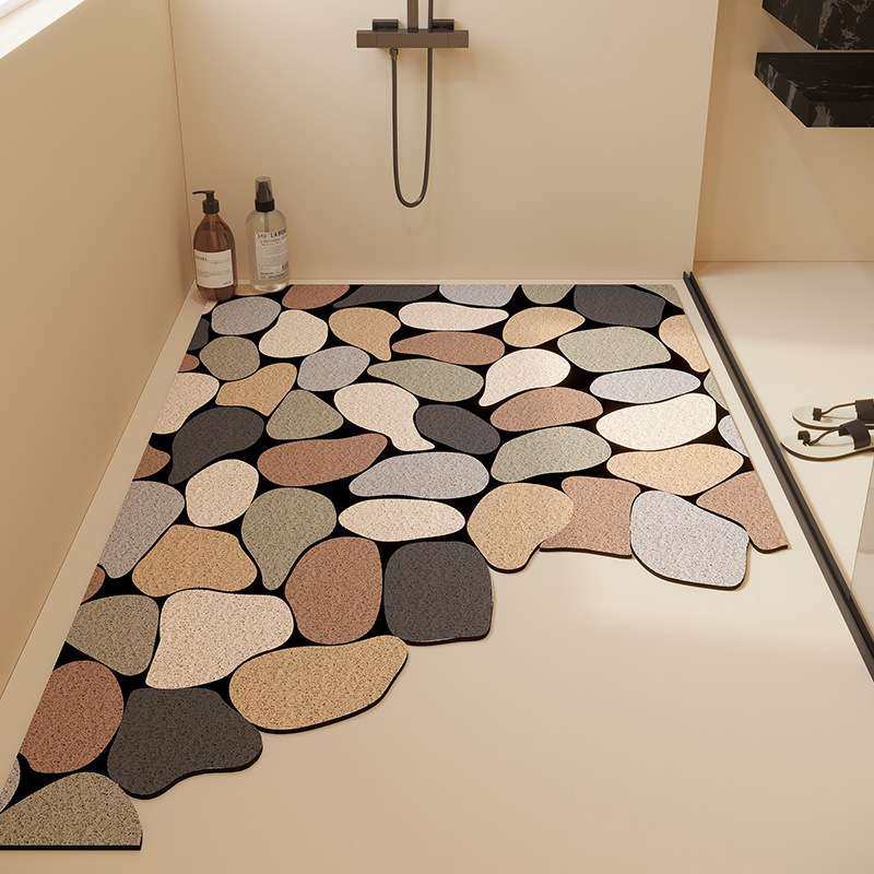 北欧沥水丝圈地垫镂空防滑卫生间门垫可裁剪防摔沥水垫洗澡脚垫,居家布艺,家用脚垫,淘宝优惠券,粉丝福利购,淘宝优惠卷