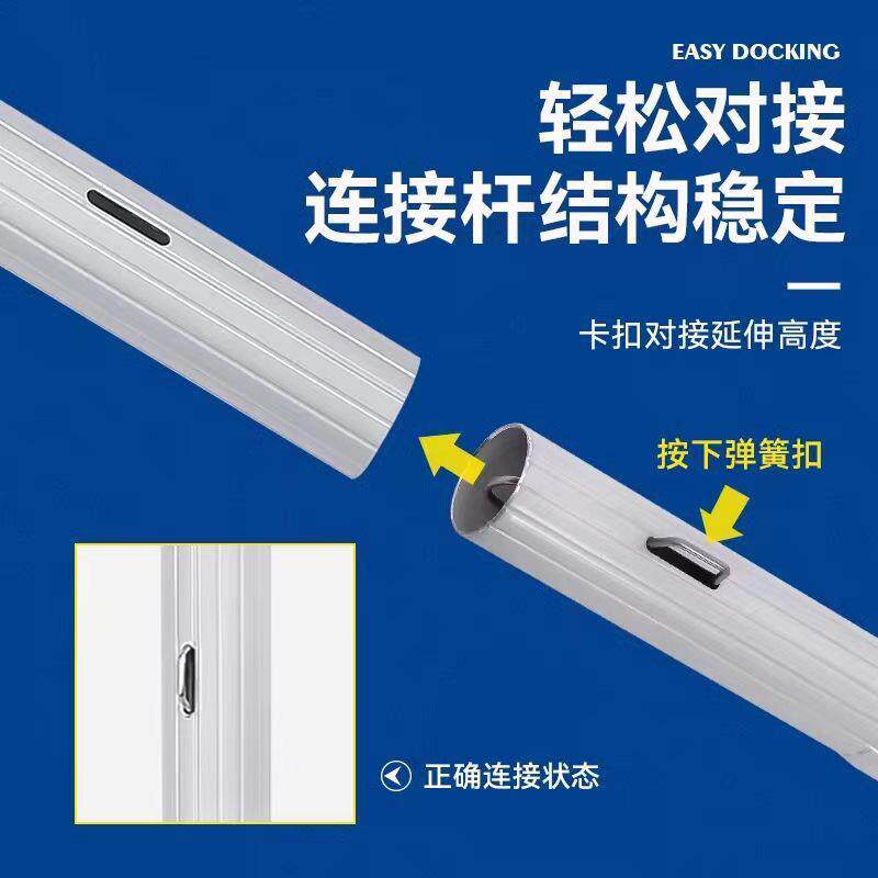 一支杆6m擦玻璃神器刮水器加长伸缩杆清洗外窗户高层9m保洁刷工具