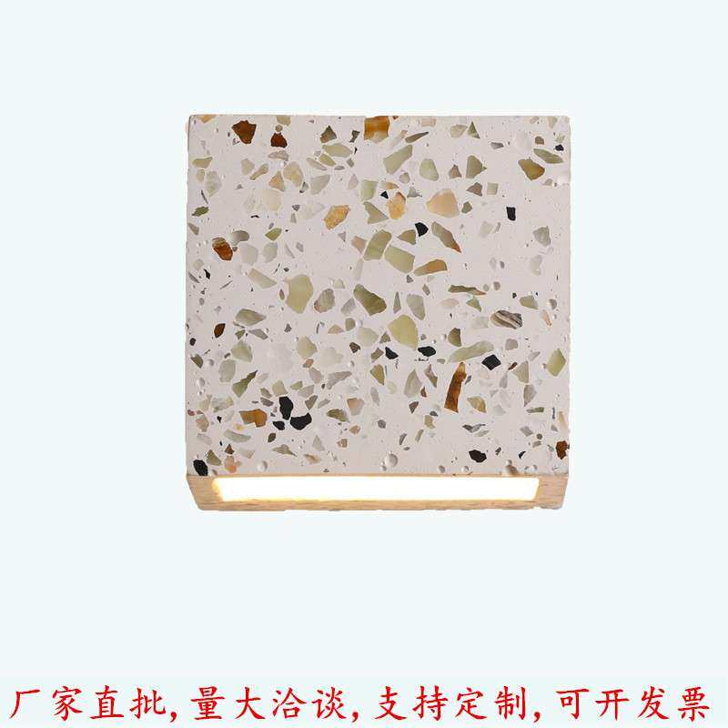 北欧水磨石壁灯楼梯过道壁灯电视墙背景墙床头壁灯民宿橱窗展示灯,家装灯饰光源,壁灯,淘宝优惠券,粉丝福利购,淘宝优惠卷