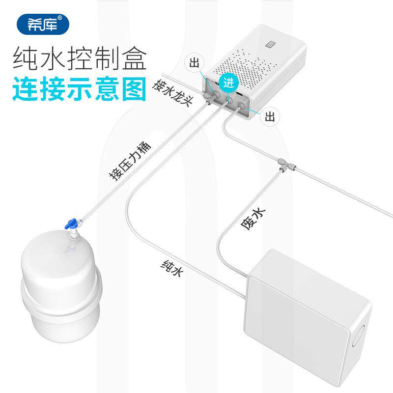 净水机纯水控制盒水驱0陈水降低RO反渗透TDS管线机压力桶储水桶