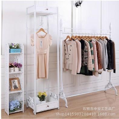 高等服装架铁艺婚纱架落地架服装展示架中岛架专卖店服装架