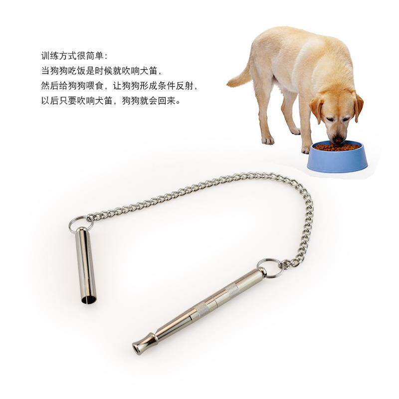 亚马逊热卖超声波宠物训狗口哨发声犬笛带手链狗哨子狗用品