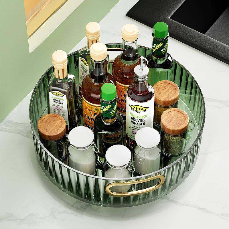【清仓】厨房旋转调料置物架多功能调味酱油醋收纳架子调味盘,收纳整理,首饰盒,淘宝优惠券,粉丝福利购,淘宝优惠卷