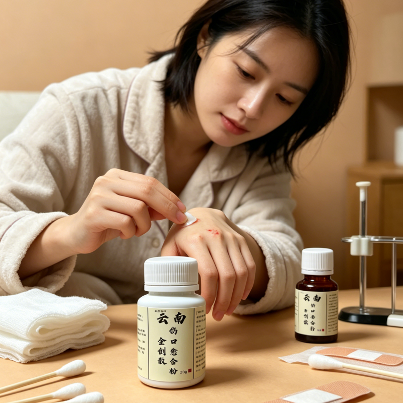云南金创散止血粉伤口愈合粉外用烧烫伤擦伤老烂腿老人卧床伤口