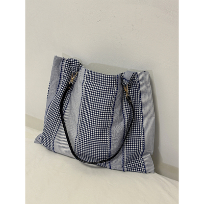 Tequila条纹格子腋下包