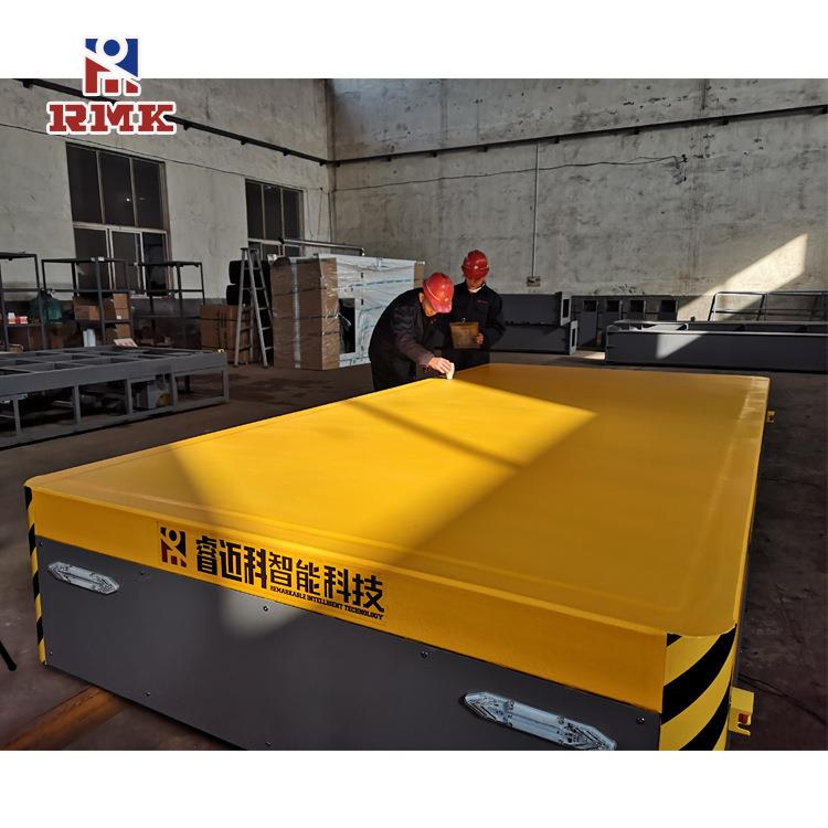 电动平板拉货车 搬运使用轨道运输车 混凝土搬运地轨转运平车