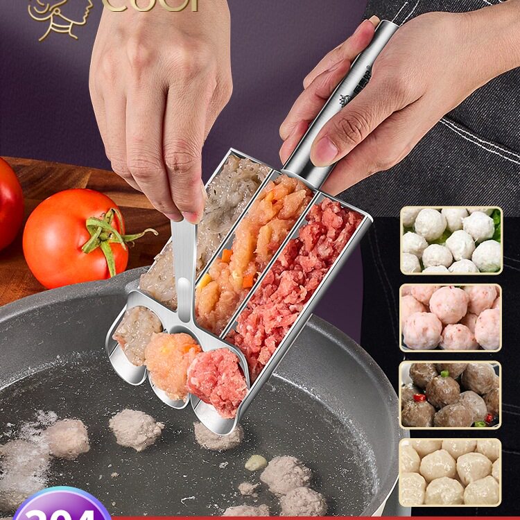 食品级304不锈钢肉制作器家用肉圆虾滑模具商用做子其他