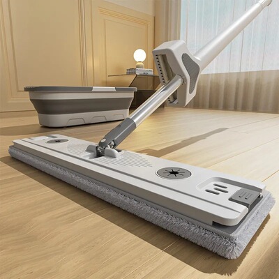 平板拖把加厚免手洗刮刮乐免手洗省力拖把桶懒人拖地大号拖把