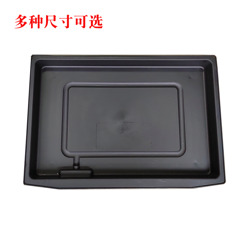 茶盘接水盘带排水管塑料底盘茶桌功夫茶台茶具配件抽屉式下水托盘