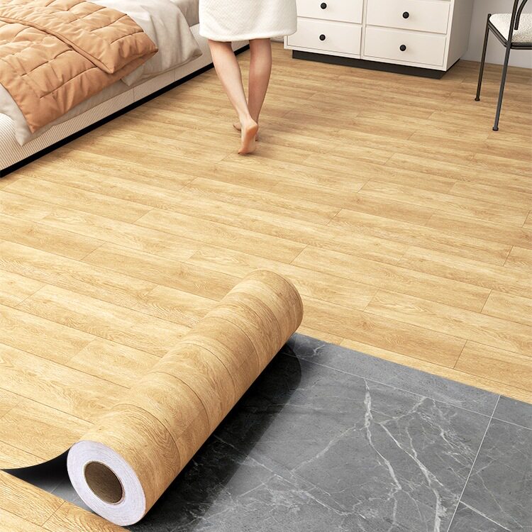 自粘地板贴加厚防水耐磨塑胶地板贴纸卧室家用PVC地板贴纸仿木纹