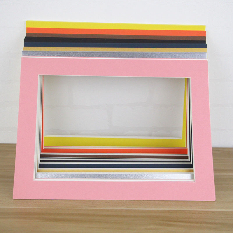 30张创意卡纸画框裱儿童画挂墙专用4K8开A3A4墙面作品展示框