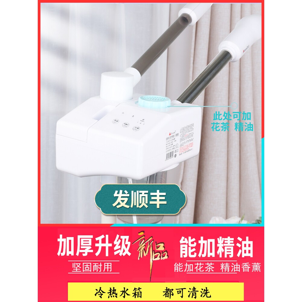 现货冷热双喷蒸脸器热喷仪喷机美容院专用泰东喷雾机双喷补水中草