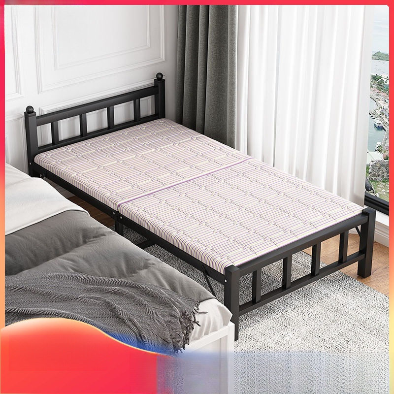 折叠床单人床家用午休午睡床办公室便携出租屋铁床木板床简易床