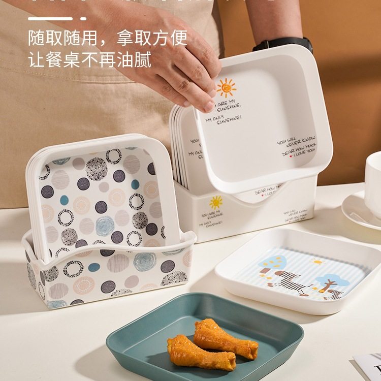 新款吐骨碟家用轻奢感吐骨头盘碟子餐桌垃圾盘碟密胺盘子,餐饮具,餐用托盘,淘宝优惠券,粉丝福利购,淘宝优惠卷