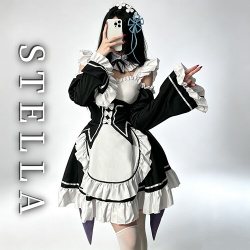 STELLA蕾姆同款女仆COS套装