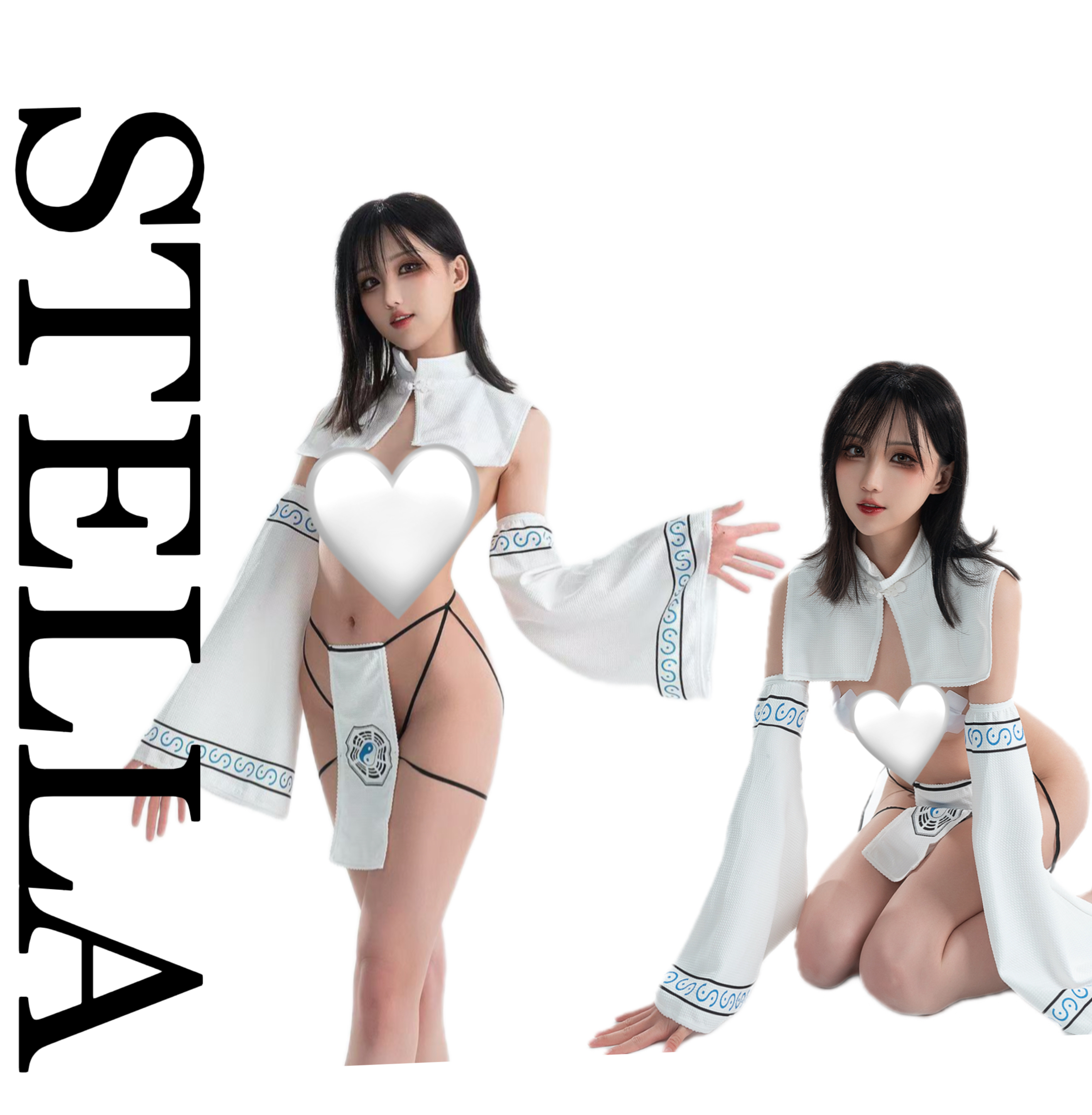 小道士娘设计性感小披肩裙制服
