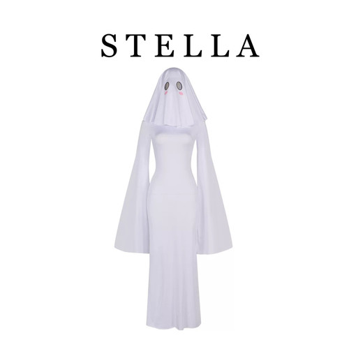 STELLA万圣节cos服可爱鬼幽灵娘鱼尾连衣裙cosplay服装角色扮演裙