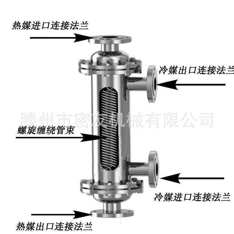 食品用巴氏蒸汽螺旋管缠绕换热器304不锈钢纯水加热蒸馏冷凝,工业油品/胶粘/化学/实验室用品,其他实验室设备,淘宝优惠券,粉丝福利购,淘宝优惠卷