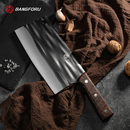 八斧菜刀家用厨师专用手工锻打锋利商用切肉阳江菜刀具斩切两用刀