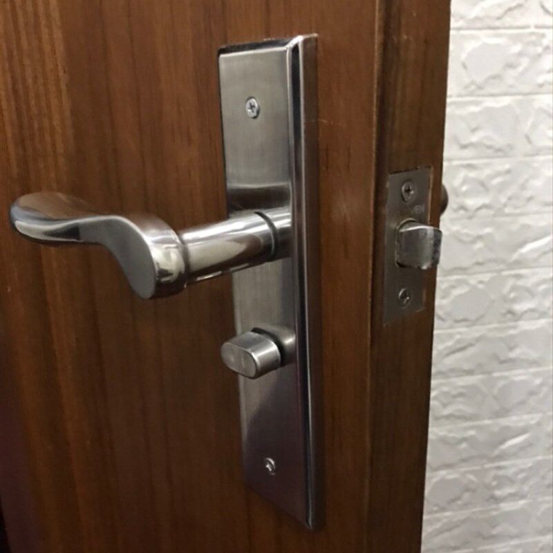 速发家用木室单舌门锁通用型门内门锁单锁舌门锁室门卧室房内旧门