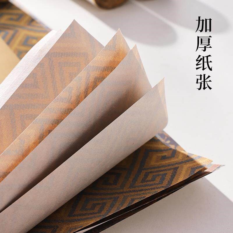 速发宋锦对联纸作品纸宣纸专用纸半生半熟蜡染空白写毛笔字文房楹