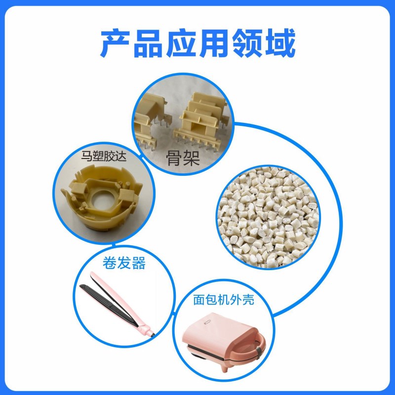 速发PET改性无卤阻燃原料 加纤增强防火PET塑胶颗粒 本色黑色母料