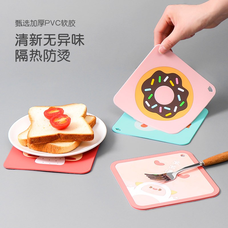 速发高热垫防烫耐隔温碗垫硅胶家用锅垫菜桌盘垫防水餐桌垫垫杯垫