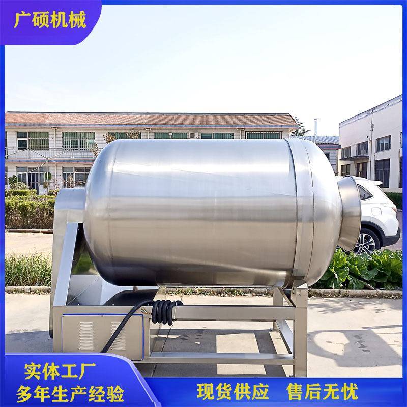 大型拌料腌肉桶全自动真空滚揉机工业食品厂肉类加工成套设备