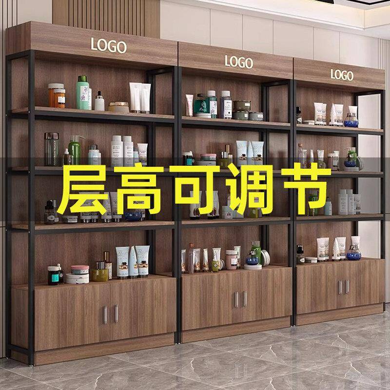 超市货架展示柜陈列化妆品置物架产品样品多层宠物文具母婴便利店