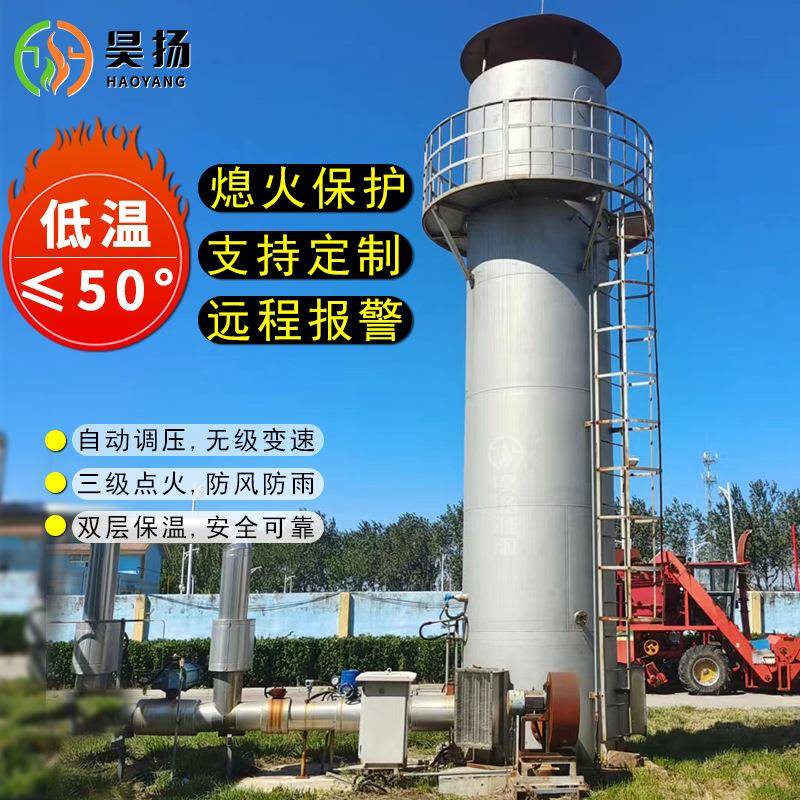 养殖场沼气燃烧设备沼气燃烧火炬沼气火炬污水处理厂酒精厂