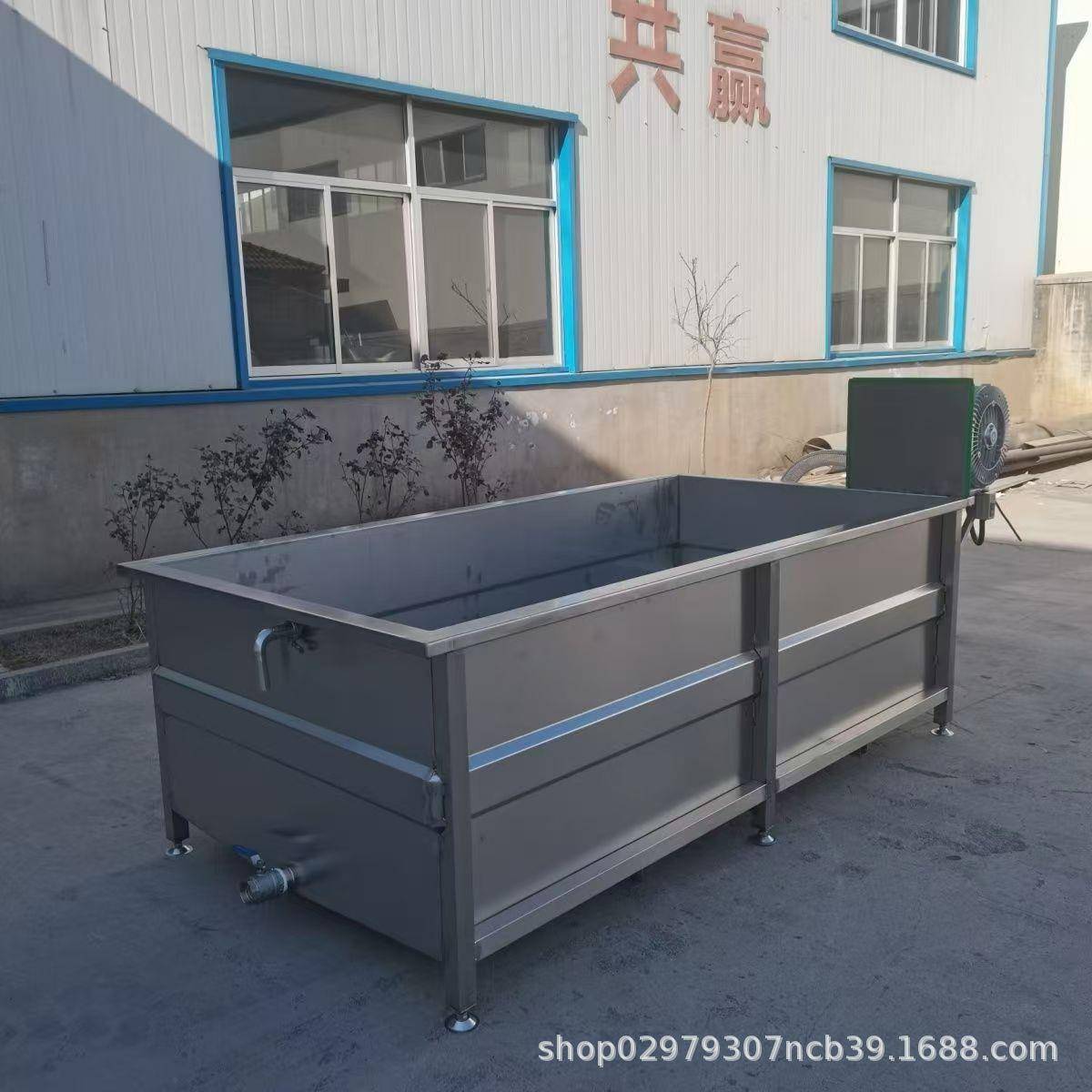 食品厂加厚加大不锈钢化冻池商用加厚大型水池水池槽解冻池