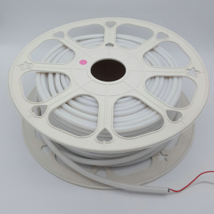 360度通体发光超细迷你D型柔性灯带8*8mm 12V2835 120灯LED霓虹灯