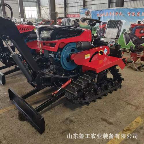 履带式旋耕机农用水旱两用ZBQ多能乘功坐体式回填沟一机耕田大棚