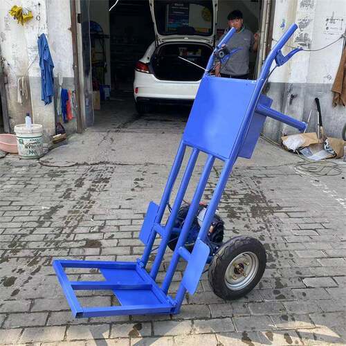 虎电动鸡公车推平板运输拉货小车工地瓷砖运老搬车小783型充电手