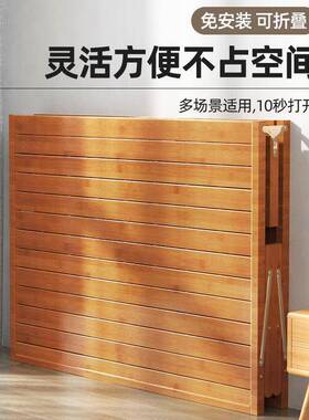 季租便人捷免安装折叠床家用CGT单办公室午休夏简易房双人竹床带