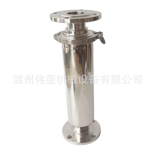 不锈钢汽法兰管道过直通滤器卫生WY级空除气菌过滤器高温蒸过滤器