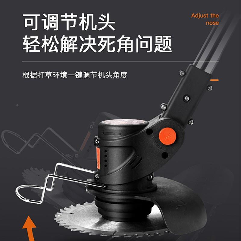 数电显动草机充多电式小型家用功能农割用EAB收割打草割草锂电除图片