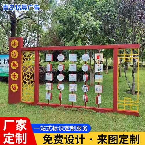 青岛广告户外导视牌景区场立堡式导OFV牌楼层商停车指示向牌精神