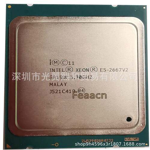 InthelXeonE5CYL-2667v2SR1G9W4Gz8核16线程LA2011