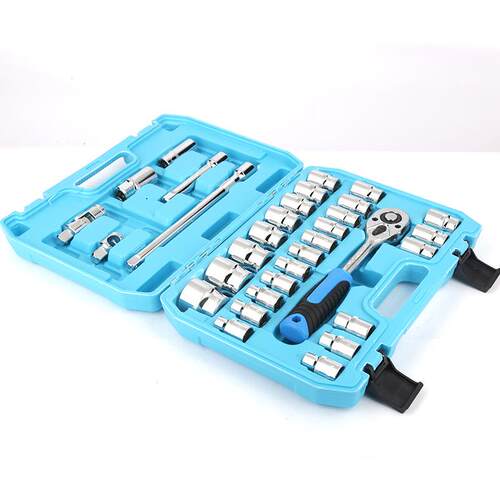 2件12.XLCm5m套筒组套套铬钢筒钒汽修机修工具汽修维修套筒