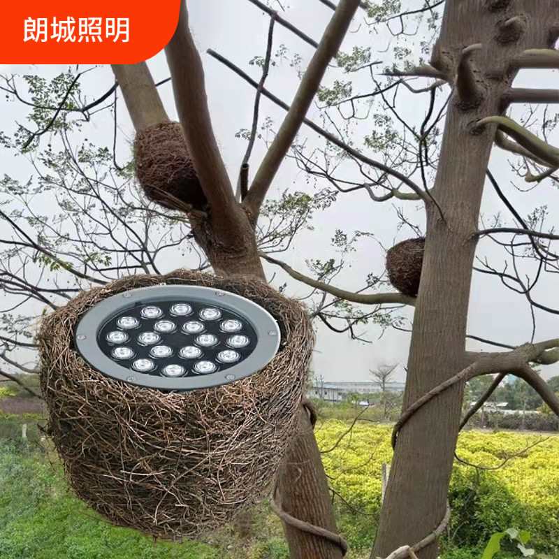 LED户外鸟巢灯仿真鸟窝灯景观园林照树灯园林亮化灯射树灯投光灯