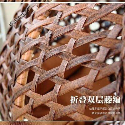网红吊椅双人篮藤椅客阳厅吊床千懒人家用TAE吊兰吊椅台成人摇篮