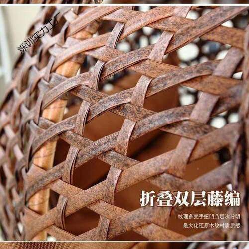 网红吊椅双人篮藤椅客阳厅吊床千懒人家用TAE吊兰吊椅台成人摇篮