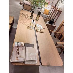 实木长桌组办公桌桌椅桌子约合简家用饭桌吃饭桌659 办餐公奢日式
